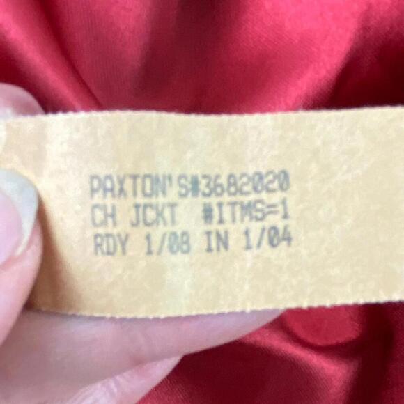 GUESS Vintage Y2K Camel Tan Suede Zippered Jacket Red Lining - Picture 12 of 15